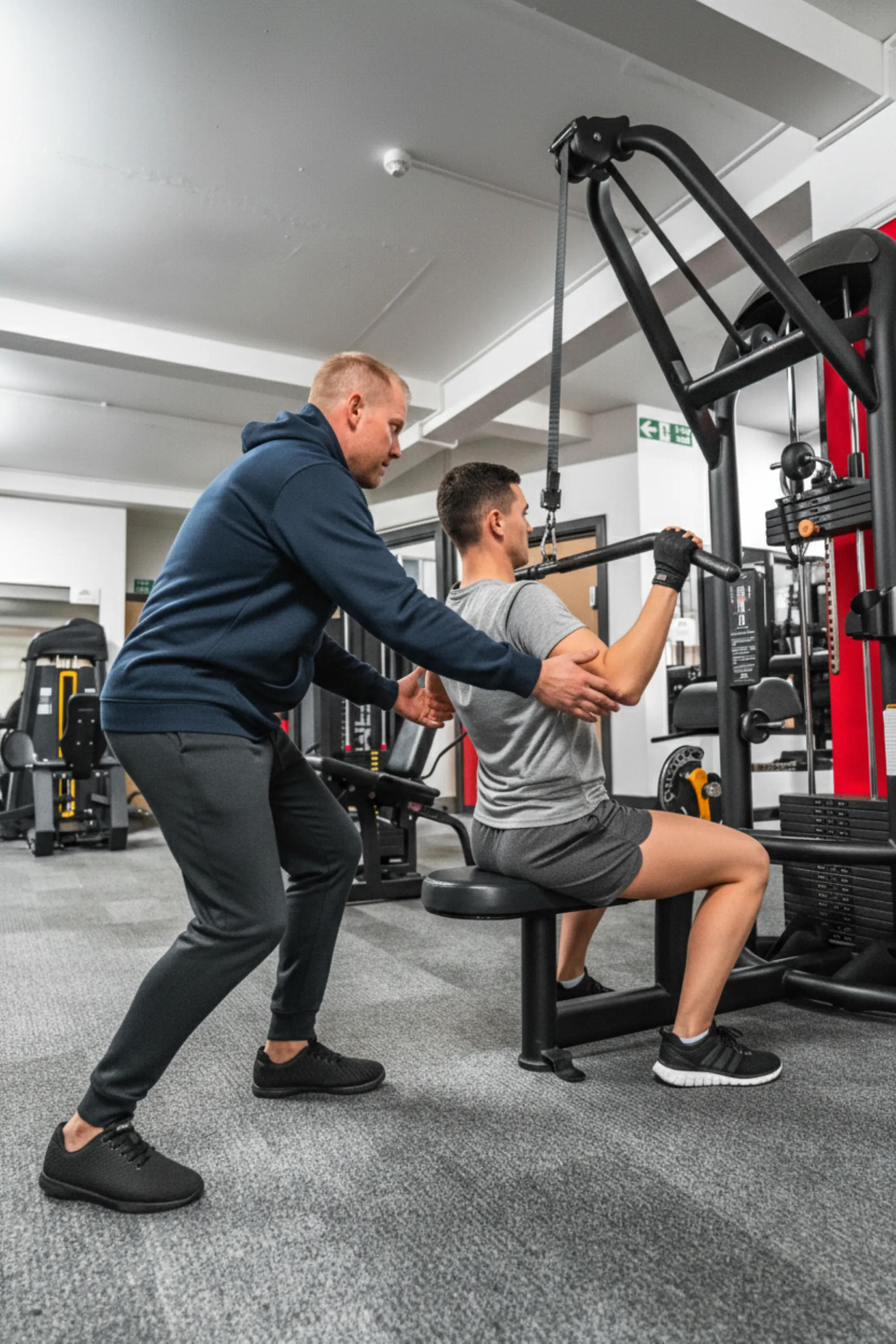 Personal training sessie in de D-Healthy studio in Leiden