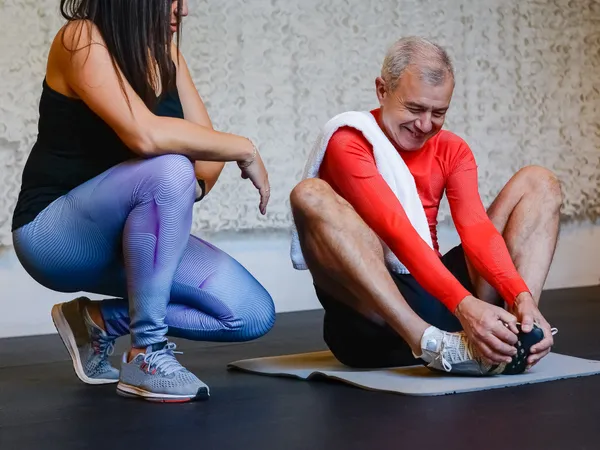Seniorenfitness training met persoonlijke begeleiding
